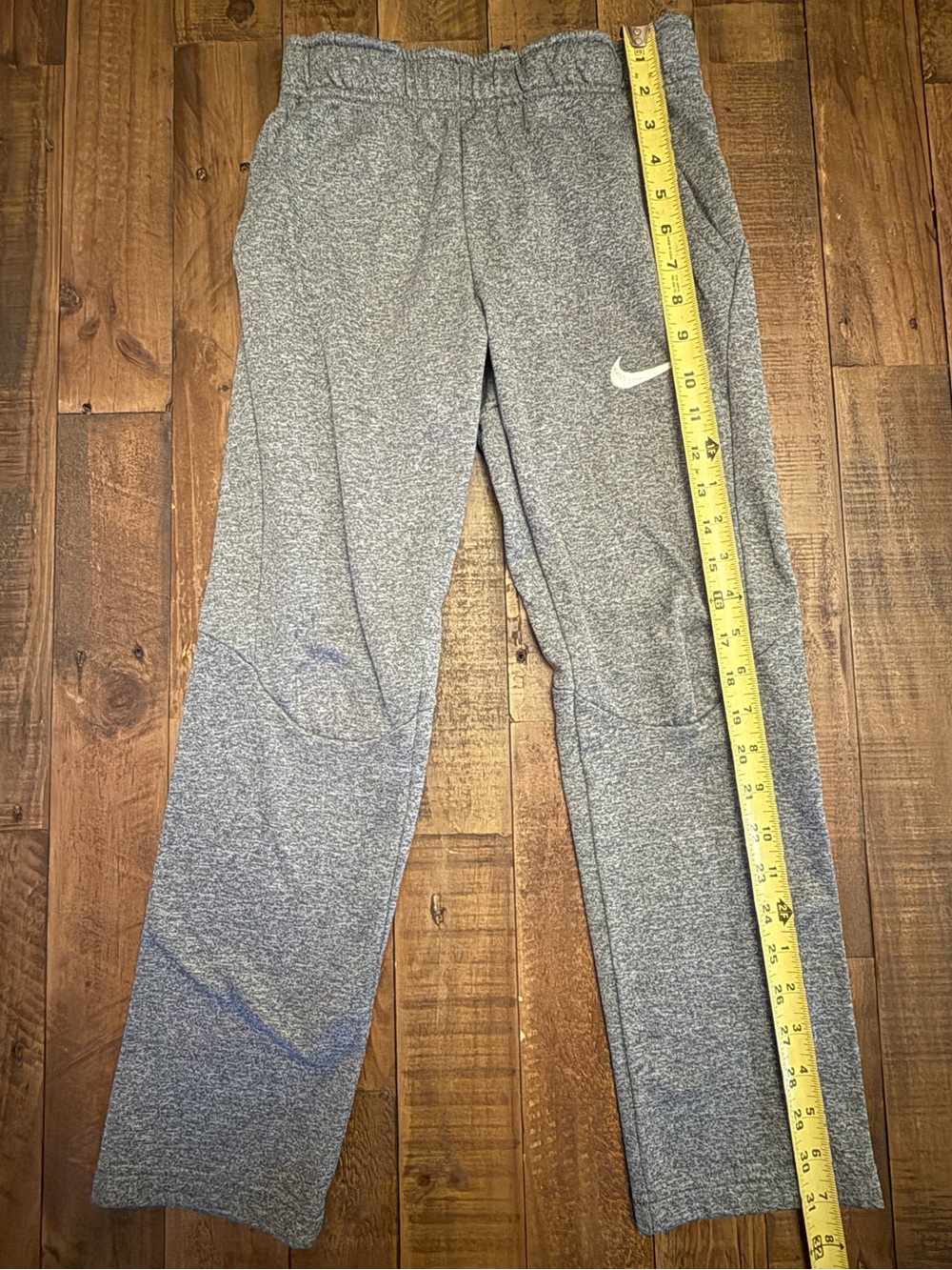 Nike Dri-FIT Gray Heather Fleece Sweatpants Men’s Medium Athletic Joggers - Picture 4 of 9